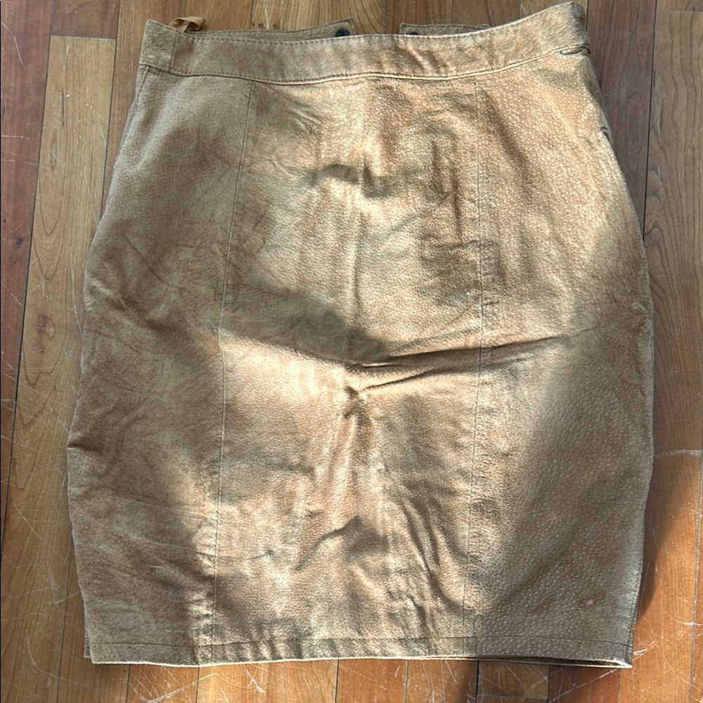 Vintage Suede Skirt